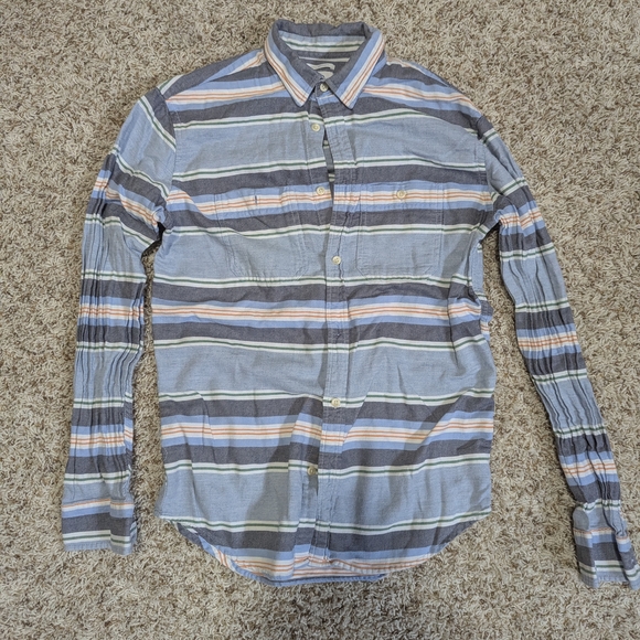 Old Navy Multicolor Striped Button Down Shirt - Picture 1 of 1
